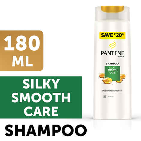 Buy Pantene Silky Smooth Care Shampoo (180 ml) - Purplle
