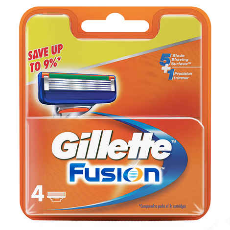Gillette Fusion Manual Shaving Razor Blades (Cartridge) 4s pack
