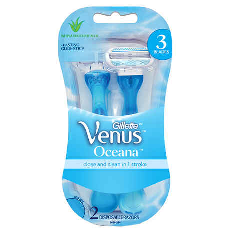 Buy Gillette Venus Disposable Razor for Women 2s Pack - Purplle