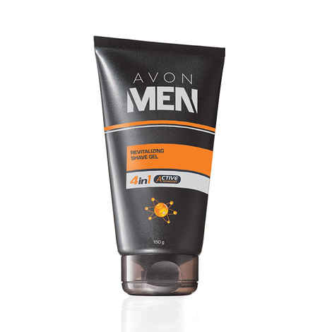 Buy Avon For Men 4in1 Revitalizing Shave Gel (150 g) - Purplle