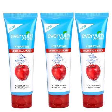 Buy Everyuth Naturals Hydrating Fruit Face Wash Buy 2 Get 1 Free (3 X 100 g) - Purplle