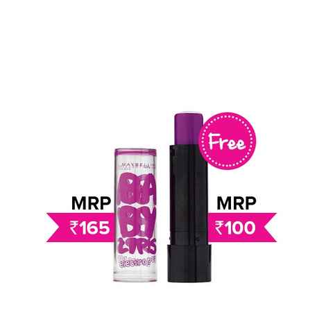 Maybelline Baby Lips Electro Pop Berry Bomb (4 g) + Free Color Show