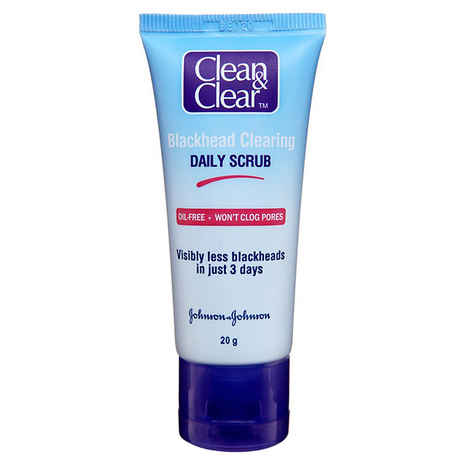Buy Clean & Clear Blackhead Clearing Daily Scrub (20 g) - Purplle