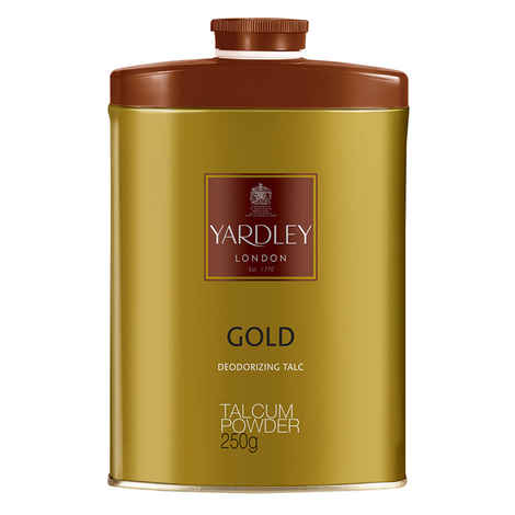 Buy Yardley Gold Deodorizing Talc (250 g) - Purplle