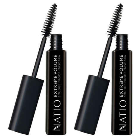 Buy Natio Extreme Volume Smudge Proof Mascara - Purplle