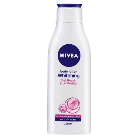 Buy Nivea Extra Whitening Cell Repair & UV Protect Body Lotion With SPF 15 - Purplle