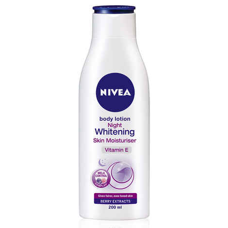 Buy Nivea Night Whitening Skin Moisturiser Body Lotion - Purplle