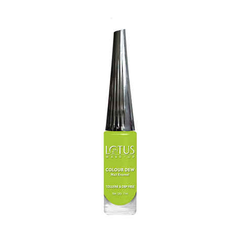 Buy Lotus Herbals Make-Up Colour Dew Nail Enamel Lime N Mint (7 ml) - Purplle