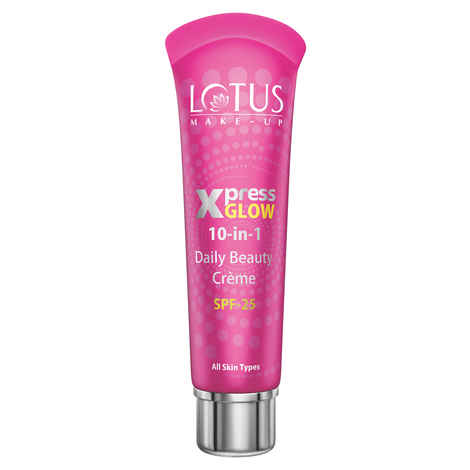 Buy Lotus Make-Up Xpressglow Daily Beauty Cream Royal Pearl | SPF 25 | Aloe Vera | Semi Matte Finish | Even Tone | 30g - Purplle