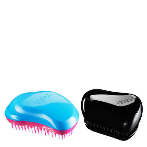 Buy Tangle Teezer Combo Original Blue and Pink and Compact Black - Purplle
