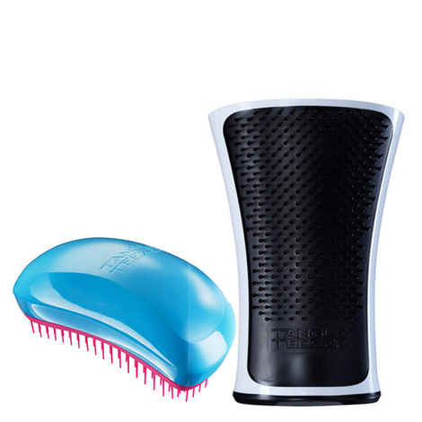 Buy Tangle Teezer Combo Salon Elite Blue and Pink and Aqua Blue and White - Purplle