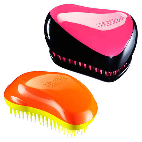 Buy Tangle Teezer Combo Original Orange and Yellow and Compact Pink and Black - Purplle