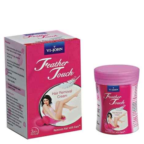 Buy VI-John Feather Touch Hair Removal Cream Rose (40 g) - Purplle