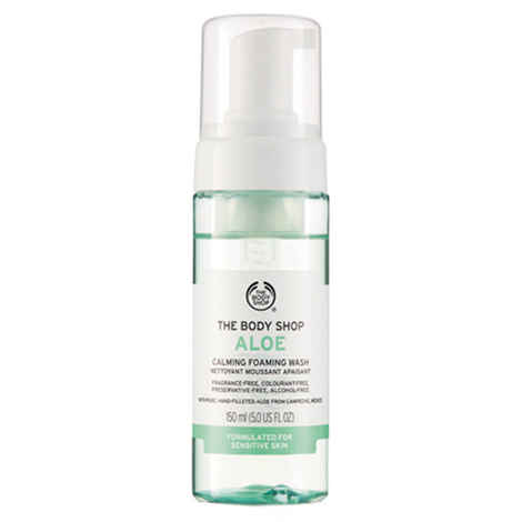 Buy The Body Shop Aloe Calming Foaming Wash (150 ml) - Purplle