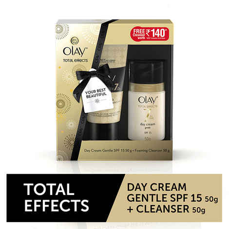Buy Olay Total Effects 7 In 1 Anti Ageing Skin Cream (Moisturizer) Gentle SPF15 (50 g) - Purplle