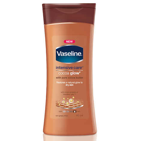 Buy Vaseline Intensive Care Cocoa Glow Body Lotion 40 ml - Purplle