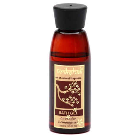 Buy Vrikshali Lavender Lemongrass Bath Gel (100 ml) - Purplle