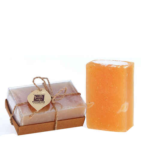 Buy Vrikshali Cream Soap With Cinnamon Scrub - Purplle