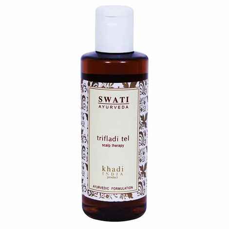 Buy Khadi Trifladi Tel Scalp Therapy 210 ml By Swati Gramodyog - Purplle