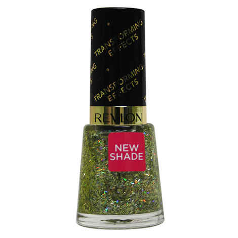 Buy Revlon Transforming Effect Nail Enamel Top Coat Golden Confetti 8 ml - Purplle