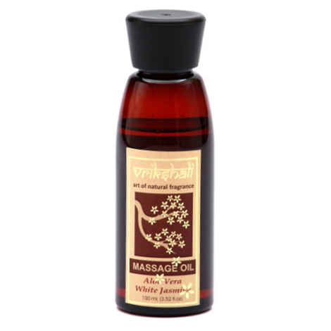 Buy Vrikshali Aloevera White Jasmine Massage Oil (100 ml) - Purplle