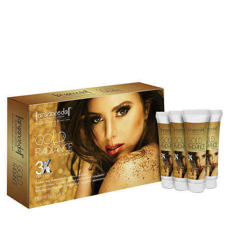 Buy Aryanveda Gold Radiance 3X Home Spa Kit (55 g) - Purplle