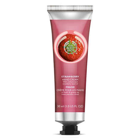 Buy The Body Shop Strawberry Hand Cream (30 ml) - Purplle