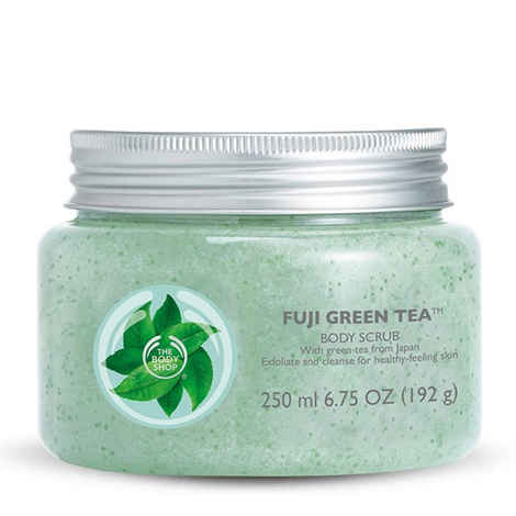 Buy The Body Shop Body Scrub Fuji Green Tea (250 ml) - Purplle