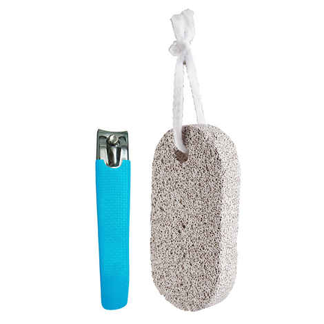 Buy Panache Nail Clipper Anti-Skid & Pumice Stone Scrubber - Purplle