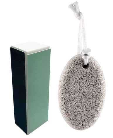 Buy Panache French Nail Shiner & Oval Pumice Stone - Purplle