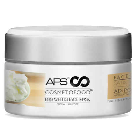 Buy Aps Cosmetofood Egg Whites Face Mask (200ml) - Purplle