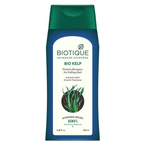 Buy Biotique Bio Kelp Protein Shampoo For Falling Hair Intensive Hair Growth Treatment (100 ml) - Purplle