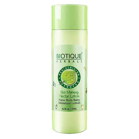 Buy Biotique Bio Morning Nector Lotion Newborn Baby Moisture Lotion ((120 ml))(New) - Purplle