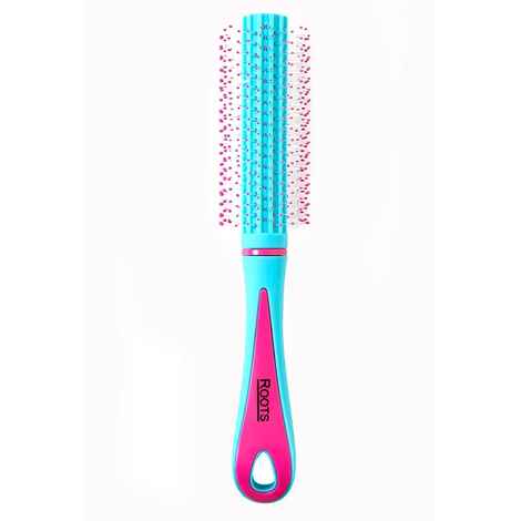 Buy Roots Styl Glam Round Brush Blue - Purplle