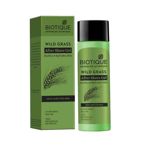 Buy Biotique Bio Wild Grass Soothing After Shave Gel (120 ml) - Purplle