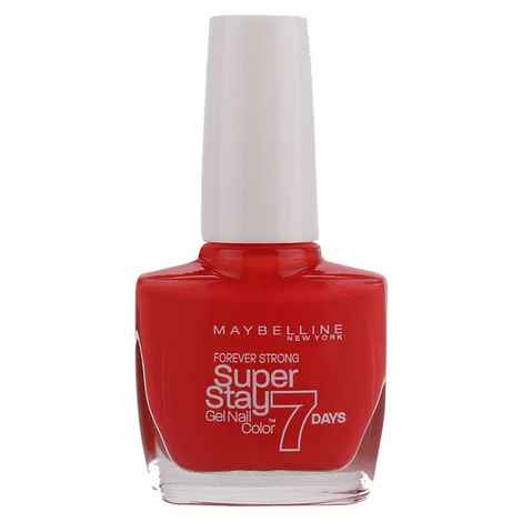 Buy Maybelline New York Super Stay Nail Color 490 Hot Salsa/Rose Salsa (10 ml) - Purplle