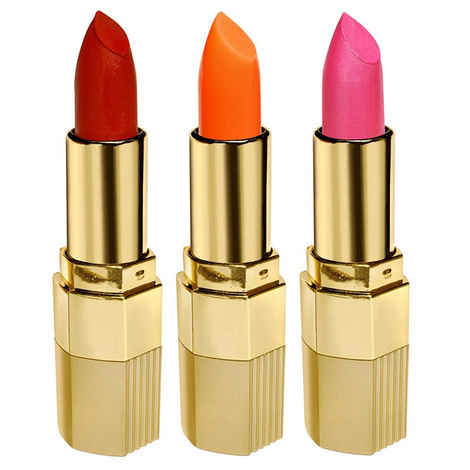 Buy Blue Heaven Combo Of 3 Xpression Lipstick (Mo 161, On 100 & P 077) (4 g X 3 Pc) - Purplle