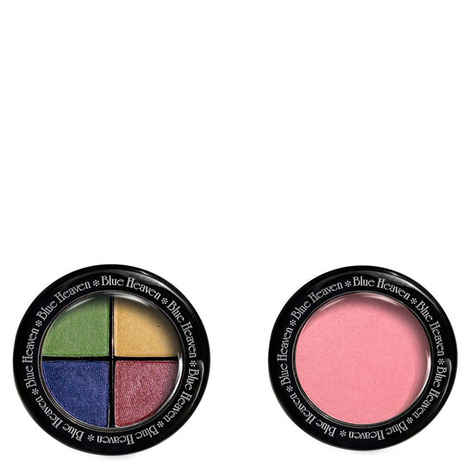 Buy Blue Heaven Diamond Blush On 504 & Eye Magic Eye Shadow 604 Combo (7 g + 6 g) - Purplle