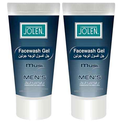 Jolen Musk Face Wash (Twin Pack) For Men (300 ml)