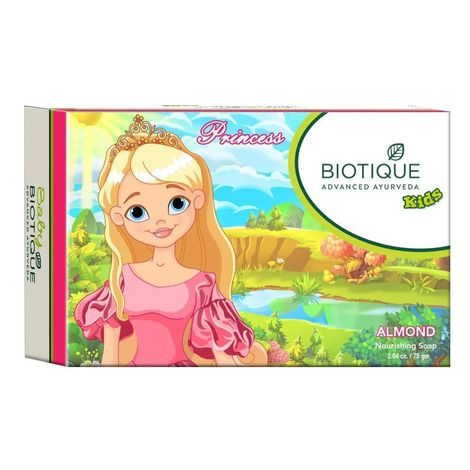 Buy Biotique Disney Princess Cinderella Almond Nourishing Soap (75 gm)-Purplle
