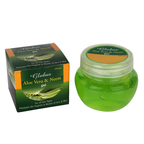 Buy Globus Aloe Vera & Neem Face Gel (100 g) Online | Purplle