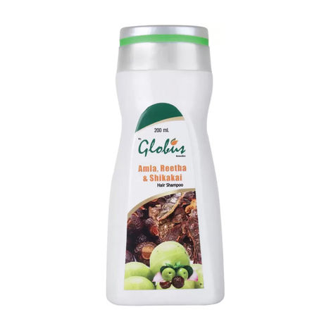 Buy Globus Amla Reetha & Shikakai Hair Shampoo   (200 ml)-Purplle