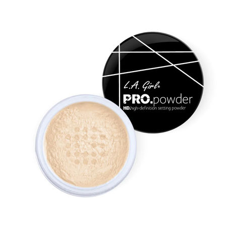 Buy L.A. Girl Pro.Powder HD high-definition Setting Powder - Banana Yellow 5 gm-Purplle