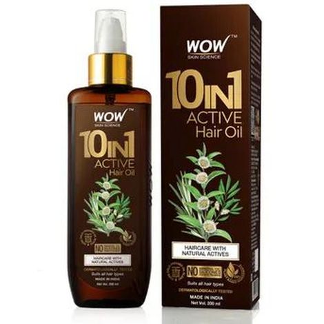 Buy WOW Skin Science 10-in-1 Active Miracle Hair Oil - 200 ml-Purplle