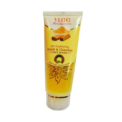 Buy VLCC Skin Brightening Haldi & Chandan Facewash (100 ml)-Purplle