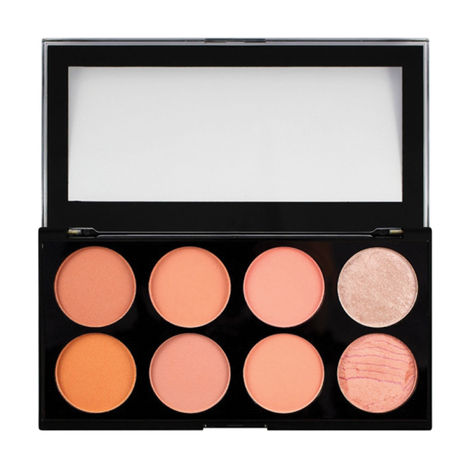 Buy Makeup Revolution Ultra Blush Palette Hot Spice (12.8 g)-Purplle