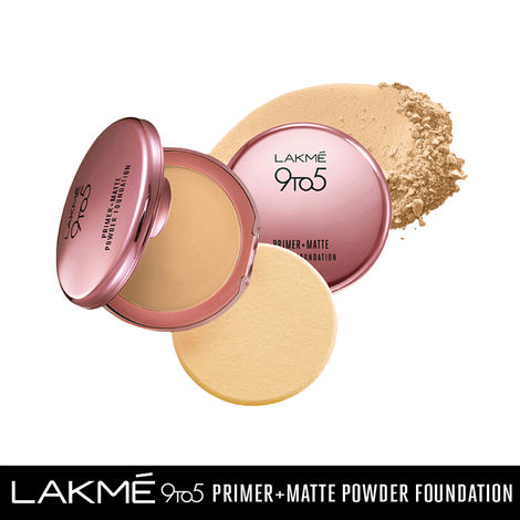 Buy Lakme 9 To 5 Primer + Matte Powder Foundation Compact - Ivory Cream (9 g)-Purplle