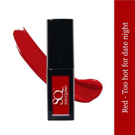 Buy Stay Quirky Liquid Lipstick, Red - Too Hot For Date Night 7 (4.5 ml)-Purplle