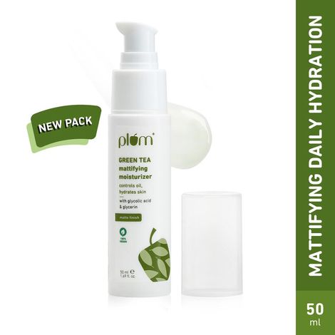 Buy Plum Green Tea Mattifying Moisturizer (50 ml)-Purplle