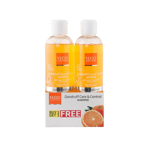 Buy VLCC Dandruff Care & Control Shampoo (350 ml) (Buy 1 Get 1 Free)-Purplle